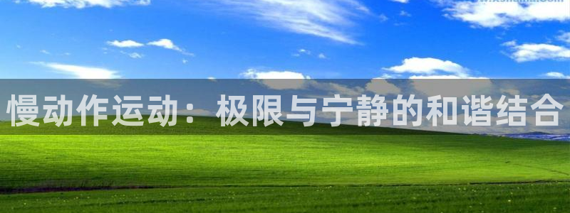 意昂5Kgame3平台注册：慢动作运动：极限与宁静的和谐结合